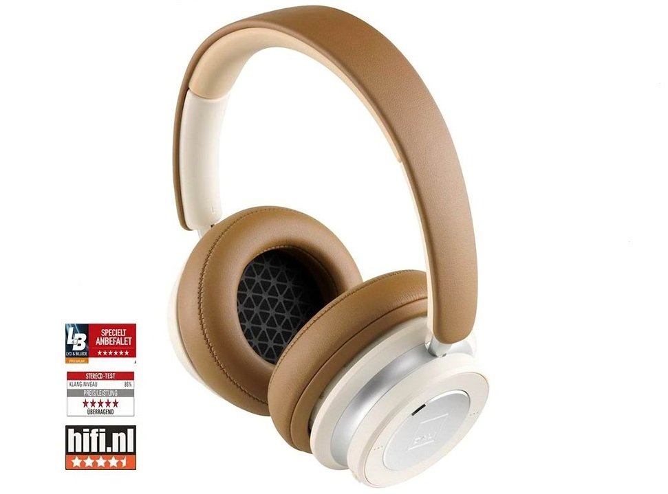 Беспроводные Bluetooth наушники с ANC DALI IO-6 Caramel White